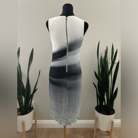 Helmut Lang Beam Shift Hi-Low Midi Dress - Picture 5 of 9